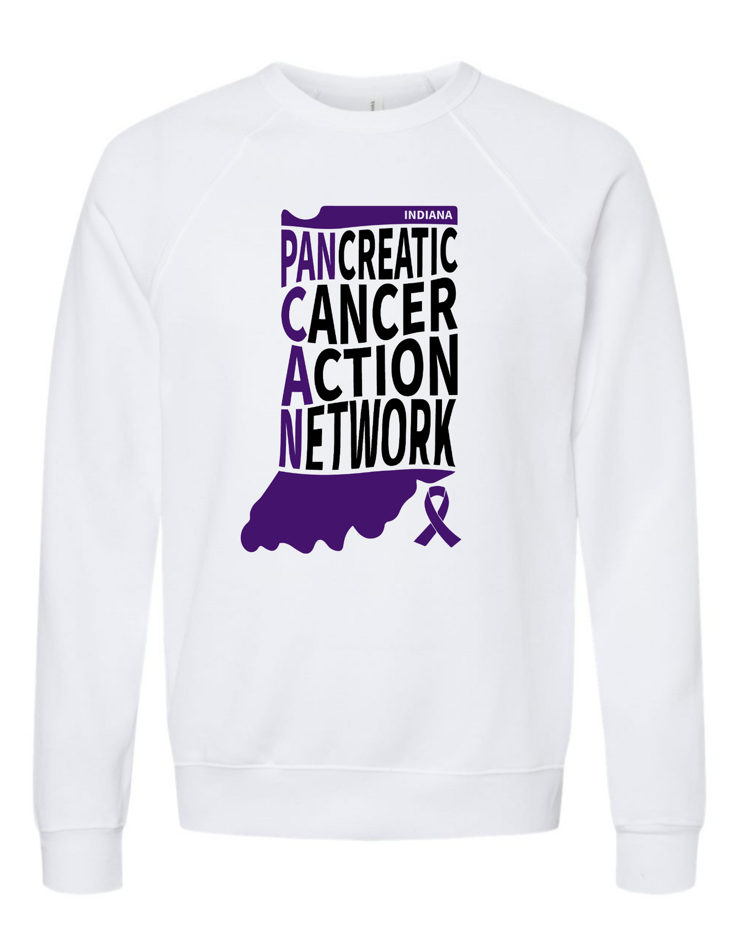 PanCAN Crewneck Sweatshirt - White